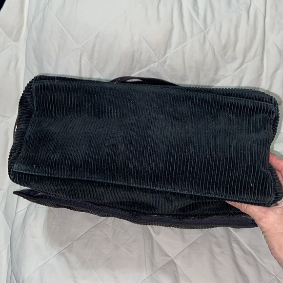 Kate Spade Messenger Laptop Bag Vintage Corduroy black - Picture 6 of 15